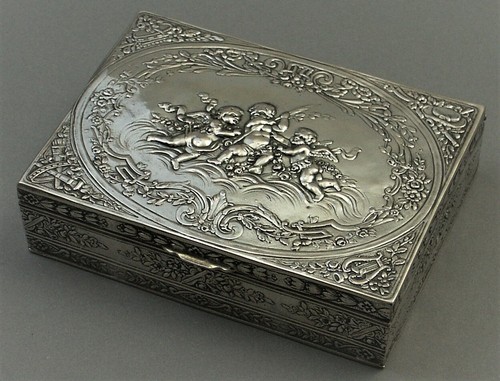 Schmuck schatulle 800er silber - schatulle,