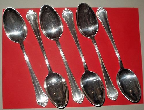 Silber löffel 800er - silber,