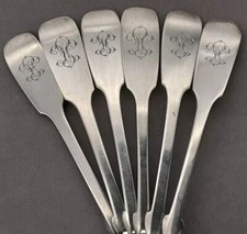 Spaten 6 antike Teelöffel