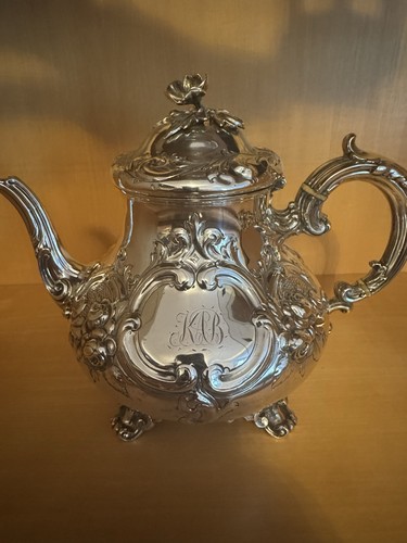 Antike 800er silber - silber, teekanne