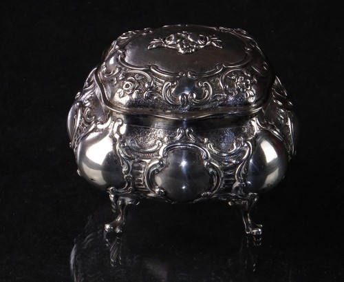 Silber zuckerdose barock stil - silber,