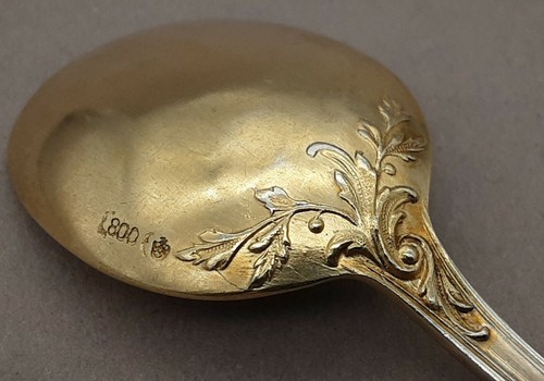 Jugendstil eislöffel 800er - eislöffel,