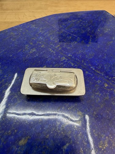 925er silber pillendose - silber,