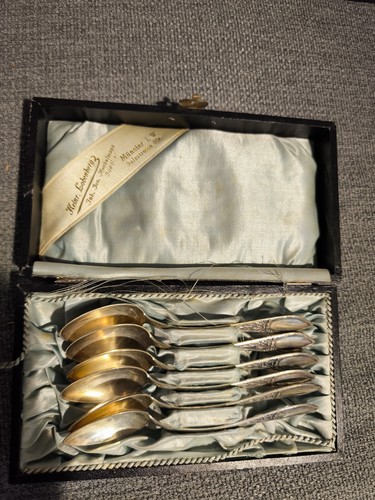 Antike teelöffel 800 silber - teelöffel,