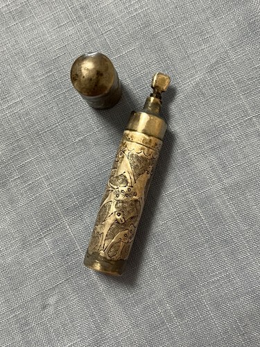 Antikes silber etui - antikes, /