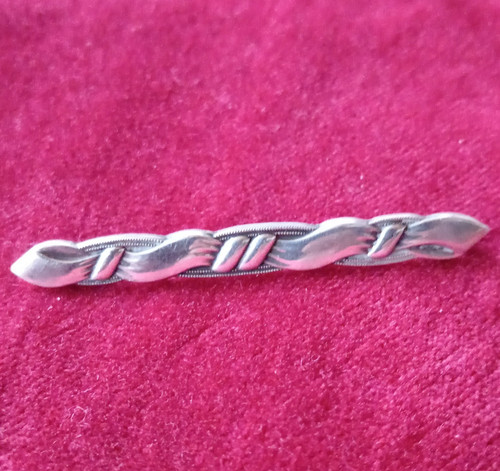 Stabbrosche silber 800 - silber,