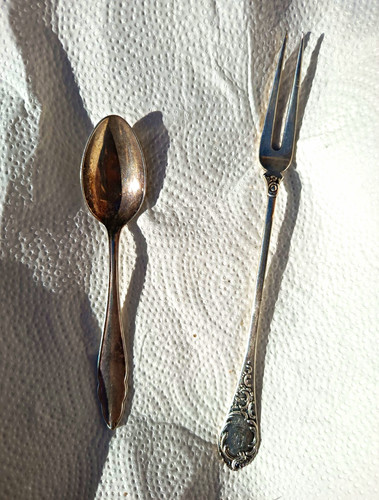 Silber 62g kuchengabel aus - kuchengabel,