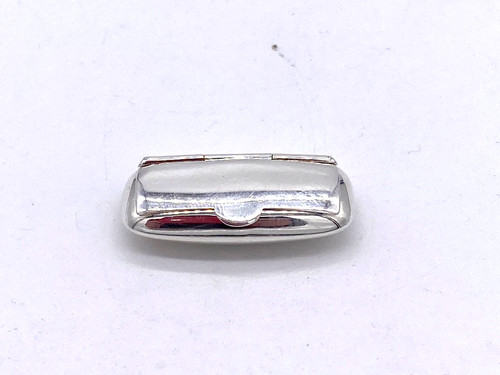 Sterling silber pillendose - silber, 925