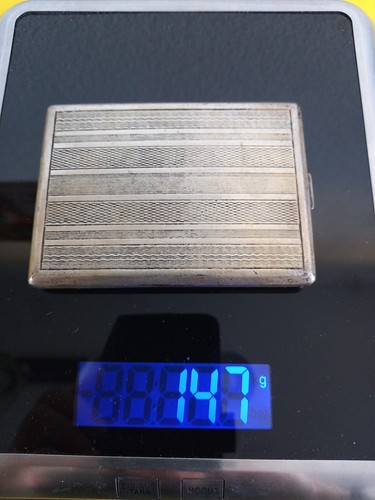 Zigarettenetui 800er silber - 800er,
