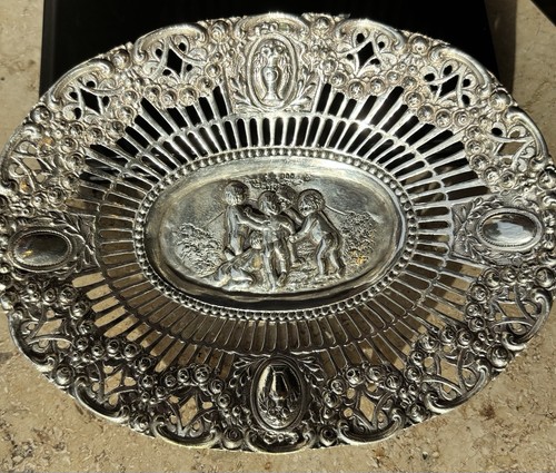 Ovale 800er silber schale - 800er, silber-schale