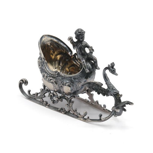 Traumhafte kutsche mit drache - kutsche,