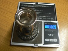 kerzenständer silber 800er -